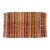 1950s Handwoven Striped Tribal Rug With Small Geometric Motifs For Sale