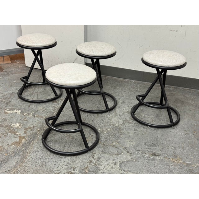 2020s Timothy Oulton Joker Leather Counter Stools, Set of Four For Sale - Image 5 of 12