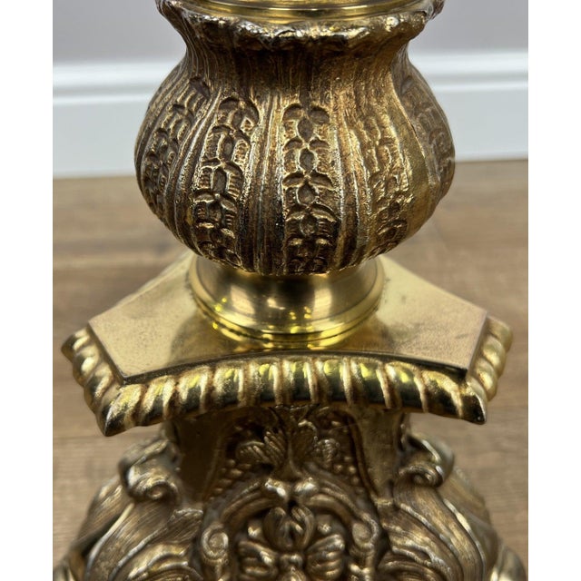 Vintage Floor Lamp with Tassel Shade For Sale - Image 16 of 18