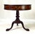 Chippendale Late 20th Century Century Furniture Traditional Burl Wood and Mahogany Pedestal Drum Table For Sale - Image 3 of 15