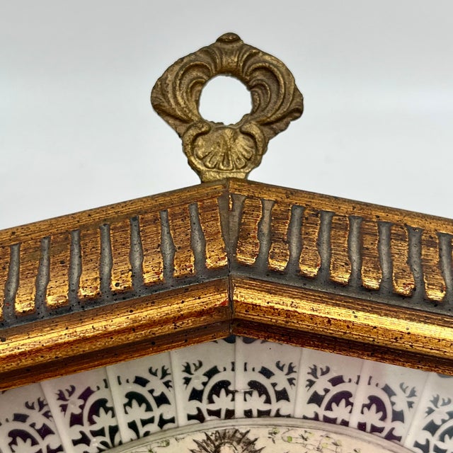 Mid 20th Century French Framed Collotype Print Romantic Courting Couple by Sungott Art Studios New York For Sale - Image 9 of 12