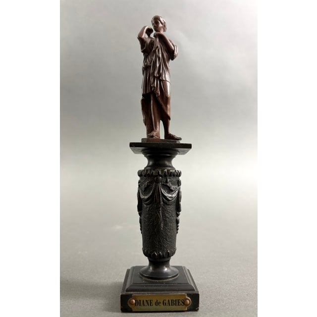 19th Century Grand Tour Neo-Classical Nude Bronze Statuettes, 1800s, Set of 2 For Sale - Image 4 of 13