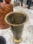 Vintage Solid Brass Umbrella Stand With Etched Deer & Cranes, Gargoyles For Sale - Image 4 of 7