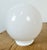 White Vintage White Porcelain and Glass Ceiling Light, 1970s For Sale - Image 8 of 12