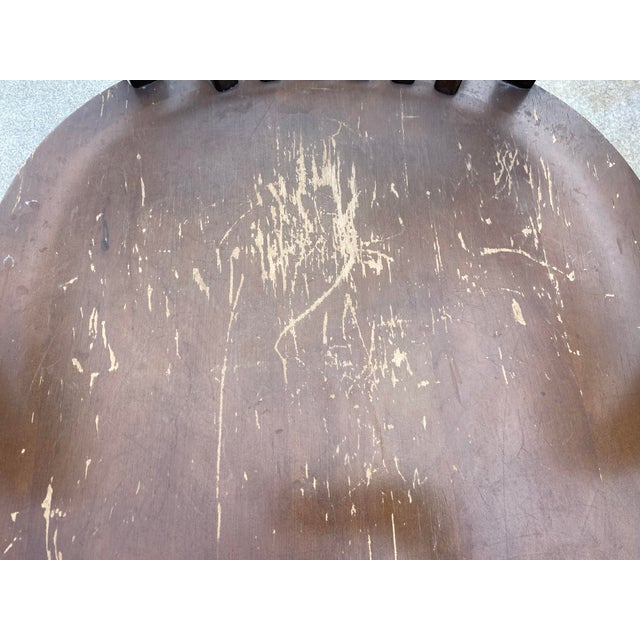 Antique Walnut Court Lawyers Desk Chairs Need Restoring Good Bones For Sale - Image 10 of 12