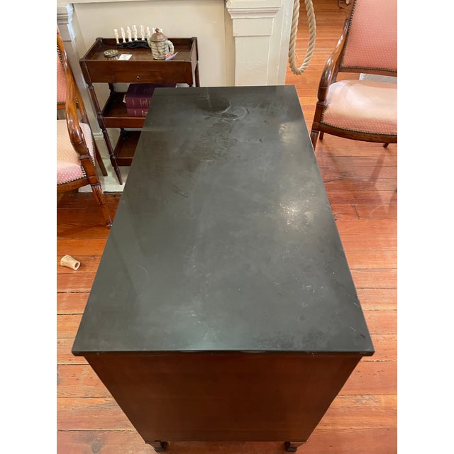 Mid 19th Century 19th Century Neoclassical Style Mahogany Commode For Sale - Image 5 of 9