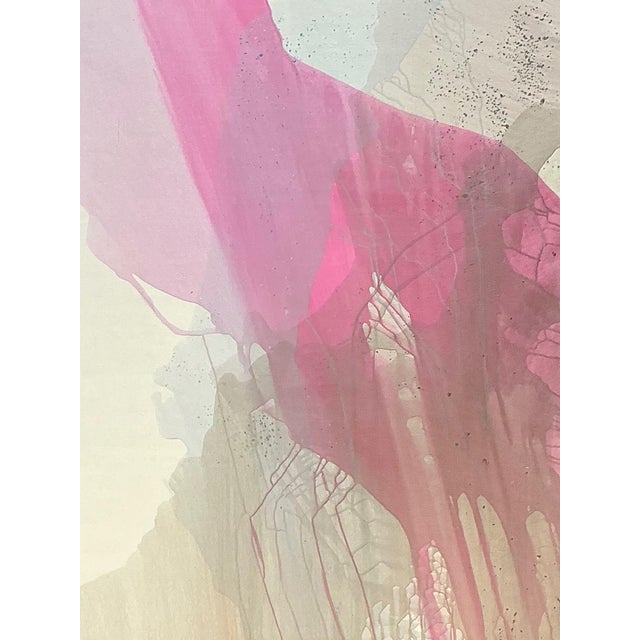 Vintage Monumental Abstract Expressionist Painting on Canvas For Sale - Image 11 of 13