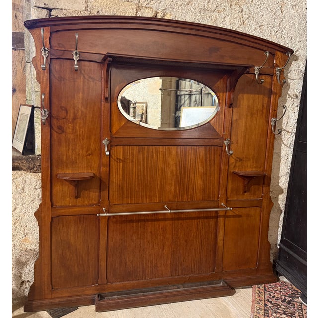 Art Deco Walnut Entrance Hall, 1920s For Sale - Image 6 of 6