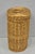 Vintage Mid Century Modern Handwoven Wicker Rattan Laundry Basket W Lid For Sale - Image 11 of 17