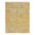 Contemporary Block Print Floral Natural Silk Runner by Rug & Kilim, India For Sale