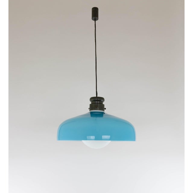 Mid-Century Modern Large Glass L 72 Pendant by Alessandro Pianon for Vistosi, 1960s For Sale - Image 3 of 10