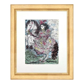 1960s Picasso Toros Y Toreros No. 8 Dated 10/3/59 Framed For Sale