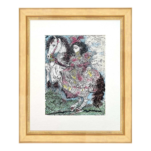 1960s Picasso Toros Y Toreros No. 8 Dated 10/3/59 Framed