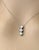 1990s Eighteen Karat White Gold Linear 0.30 Carat Diamond 16.63 Inch Necklace Pendant For Sale In New York - Image 6 of 6