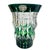 Belgian Label Green Crystal Vase from Val Saint Lambert, 1950s For Sale - Image 4 of 11