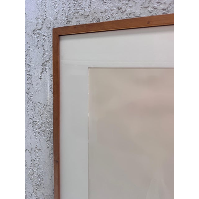 Large Harley Francis Self Portrait Drawing in Charcoal and Oil Stick For Sale - Image 4 of 8