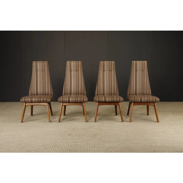 Adrian Pearsall Set of Four Dining Side Chairs by Adrian Pearsall for Craft Associates, 1960s For Sale - Image 4 of 18