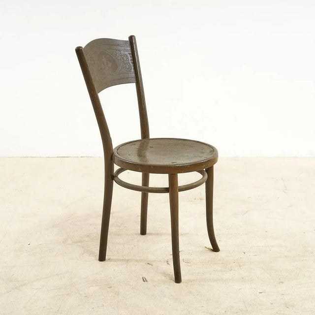 Thonet Style Chair in Wood For Sale - Image 6 of 6