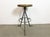 Industrial Grey Workshop Stool, 1960s For Sale - Image 12 of 17
