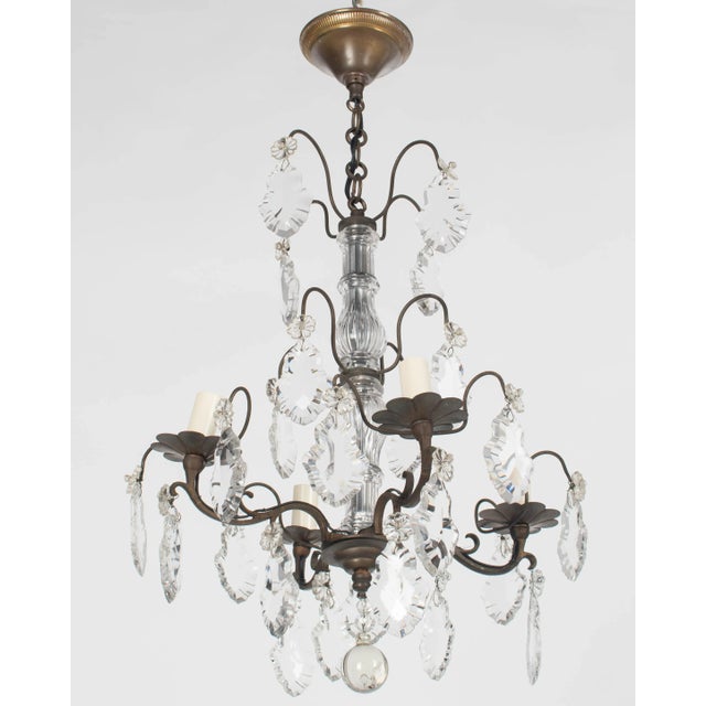 French Louis XV Style Crystal Chandelier For Sale In Orlando - Image 6 of 16