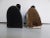 American Deco Pair of Ceramic Black Horse Head Bookends by Abingdon Pottery, 1940s For Sale - Image 10 of 11