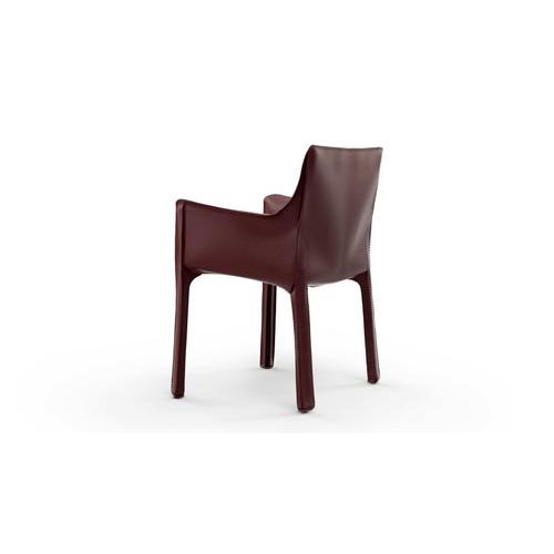 Mario bellini cab 413 chair for cassina “a new kind of chair, made entirely of saddle-hide, often cloned today.” this is...