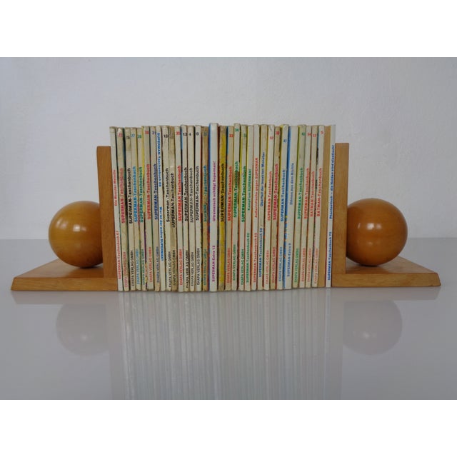 1960s Wooden Bookends by VEB Naumburg, East Germany, 1960s, Set of 2 For Sale - Image 5 of 17