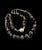 Vintage Black Faceted Glass Beaded Necklace For Sale - Image 6 of 9