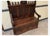 Antique Neo-Gothic Chest Bench, 1880 For Sale - Image 10 of 12