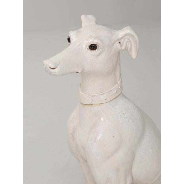 1950s Vintage Italian Whippet Sculpture For Sale - Image 5 of 15
