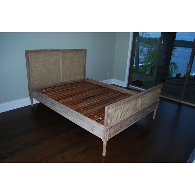 Serena & Lily Harbor Cane Queen Bed Chairish
