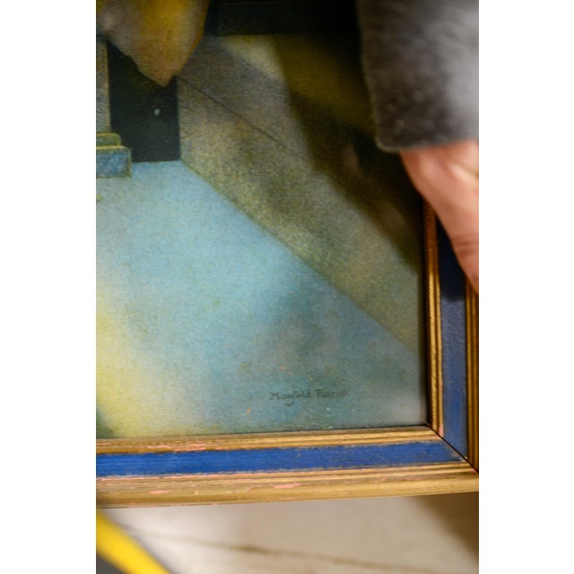 Maxfield Parrish Enchantment Original Lithograph C.1920s Framed Print 16x24 For Sale - Image 17 of 17