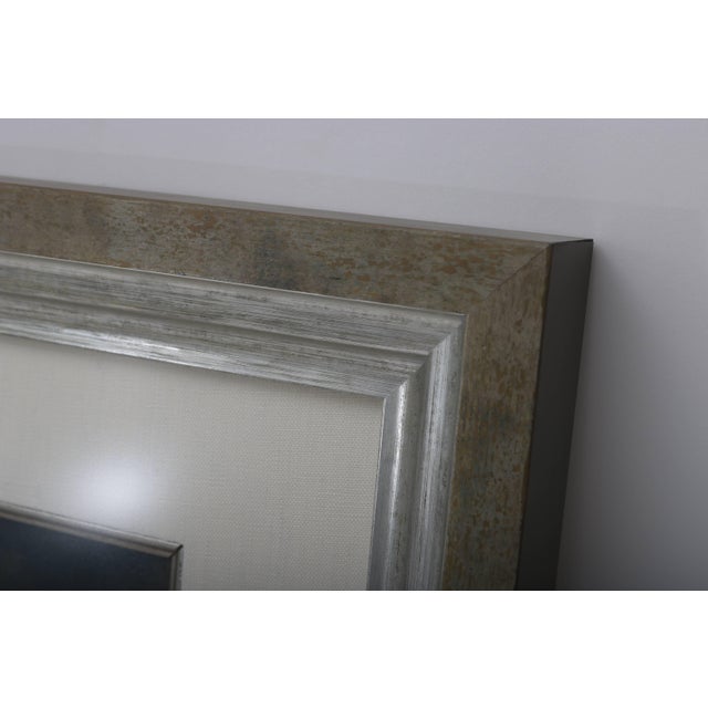 Gray "London Bridge at Night" Acrylic Painting by David Thomas For Sale - Image 8 of 10