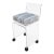 Charles Hollis Jones Lucite Swivel Vanity Chair Stool For Sale
