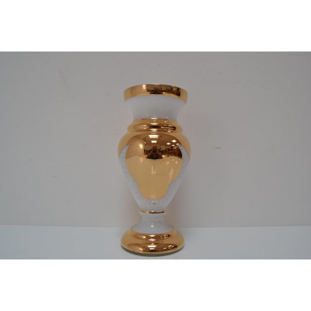 Art Glass Vase, Glasswork Novy Bor, 1960s For Sale - Image 3 of 14