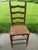 Brown Antique Primitive Wooden 4-Slat Ladderback Accent Side Chair For Sale - Image 8 of 8