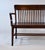 Early 20th Century Antique Solid Dark Birch Lawyer's Bench, Newly Refinished For Sale - Image 5 of 13
