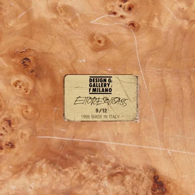 Wood and Murano Glass Vase Y from 27 Woods for Chinese Artificial Flowers by Ettore Sottsass For Sale - Image 18 of 18