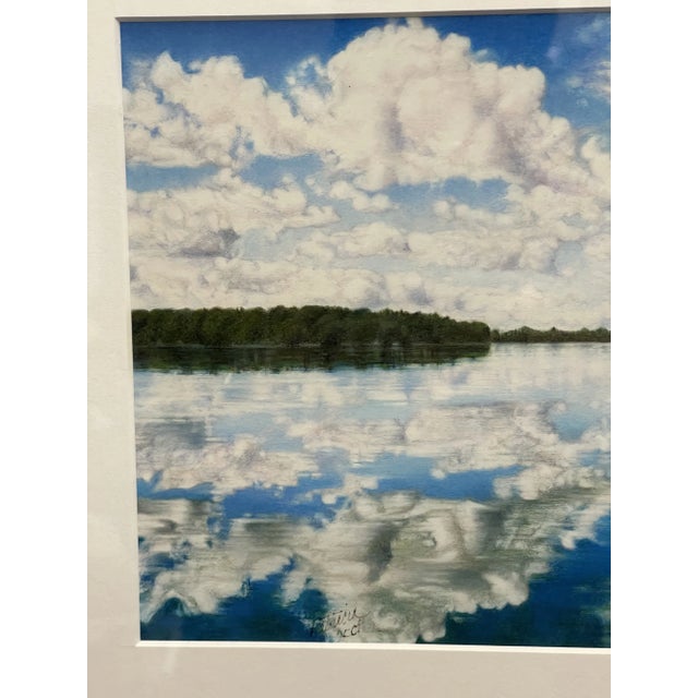 2000 - 2009 "Reflections of Lake Winnibigoshish" by Patricia Scott (American, 1925-2012) For Sale - Image 5 of 9
