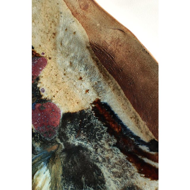 Large Scandinavian Modern Stoneware Dish by Conny Walther, 1960s For Sale - Image 10 of 14