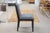 Late 20th Century Barbara Barry for Baker Set of 10 Lacquered Black & White Fabric Dining Chairs For Sale - Image 5 of 11