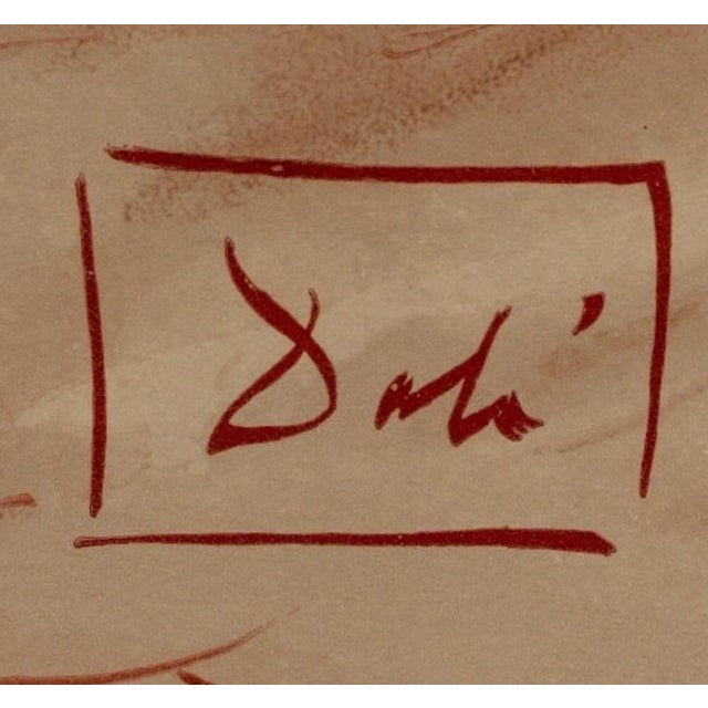 Salvador Dali, Dante's Repentance, 1964, Woodcut For Sale - Image 7 of 9