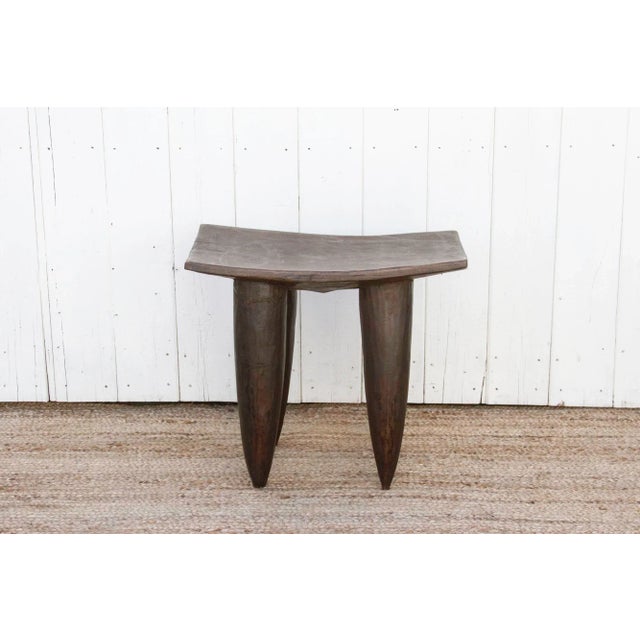 Tall Rectangular African Senufo End Table For Sale In Los Angeles - Image 6 of 10