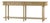 Hollywood Regency Faux Bamboo Console For Sale
