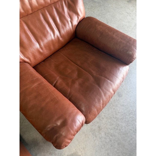 De Sede Attrb Ds-66 Lounge Chair, a Pair. Switzerland c.1970’s For Sale - Image 11 of 12