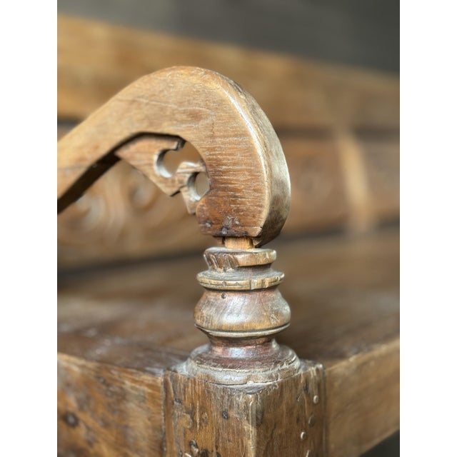 Wood 20th Century Dutch Teak Oswald Bench For Sale - Image 7 of 12