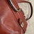 1970s Red Leather and Silvered Metal Italian Shoulder Bag For Sale - Image 9 of 12