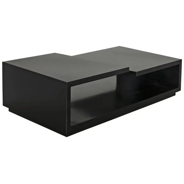Mid-Century Modern NOIR Shift Coffee Table, Black Iron For Sale - Image 3 of 6