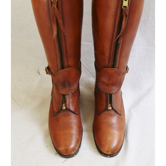 Custom Equestrian Riding Polo Leather Boots Chairish