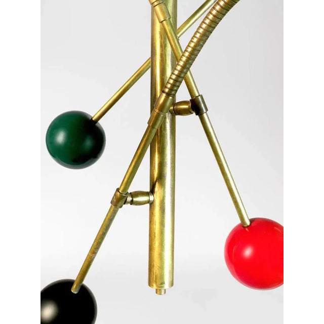 Mid-Century Modern Mid-Century Chandelier with Flexible Arms, 1960s For Sale - Image 3 of 6